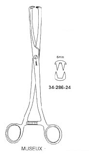 Museux Vulsellum Forcep